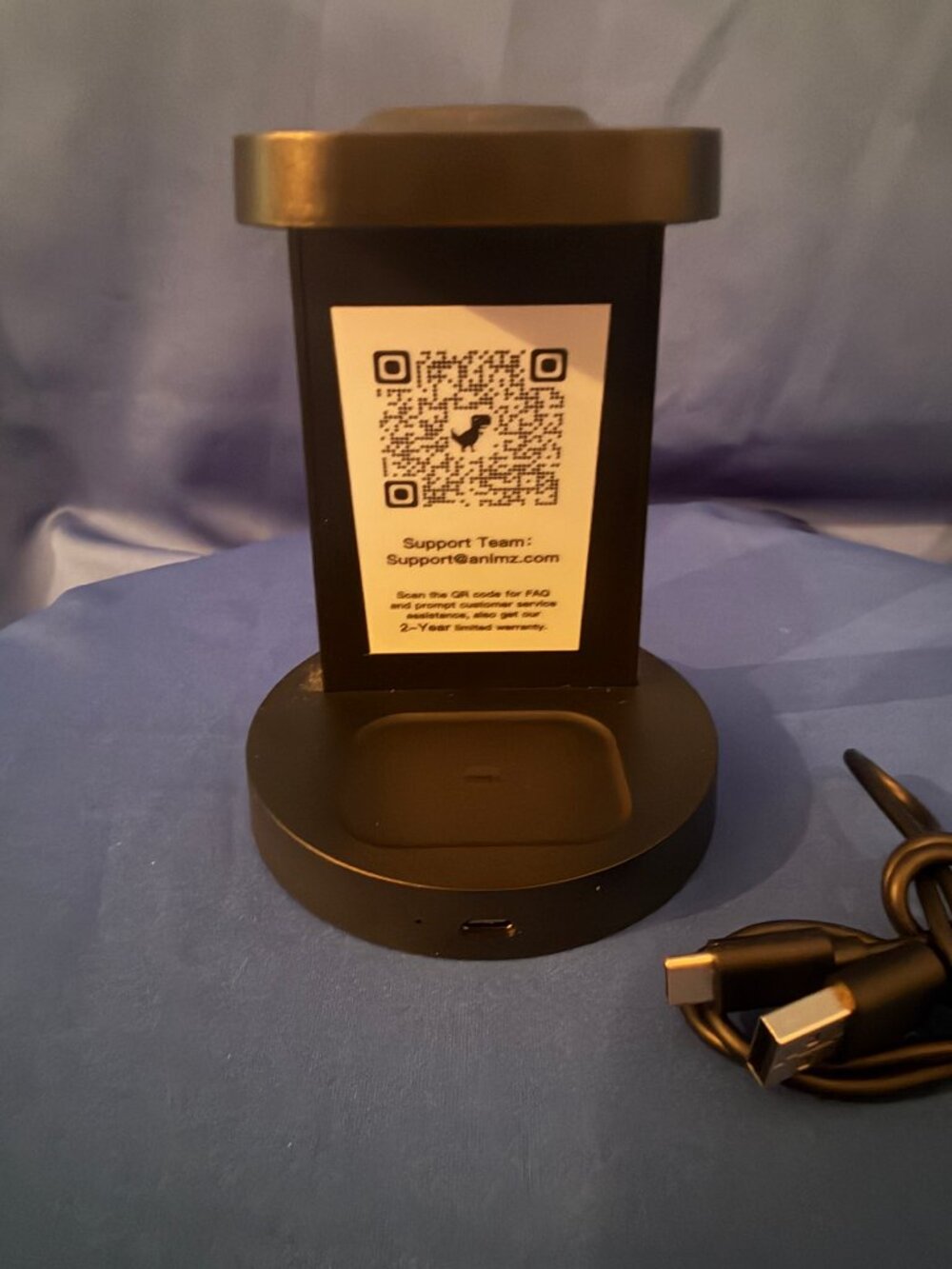 Anlmz 3 in 1 Charging Station for iPhone, Wireless Charger - Picture 3 of 5